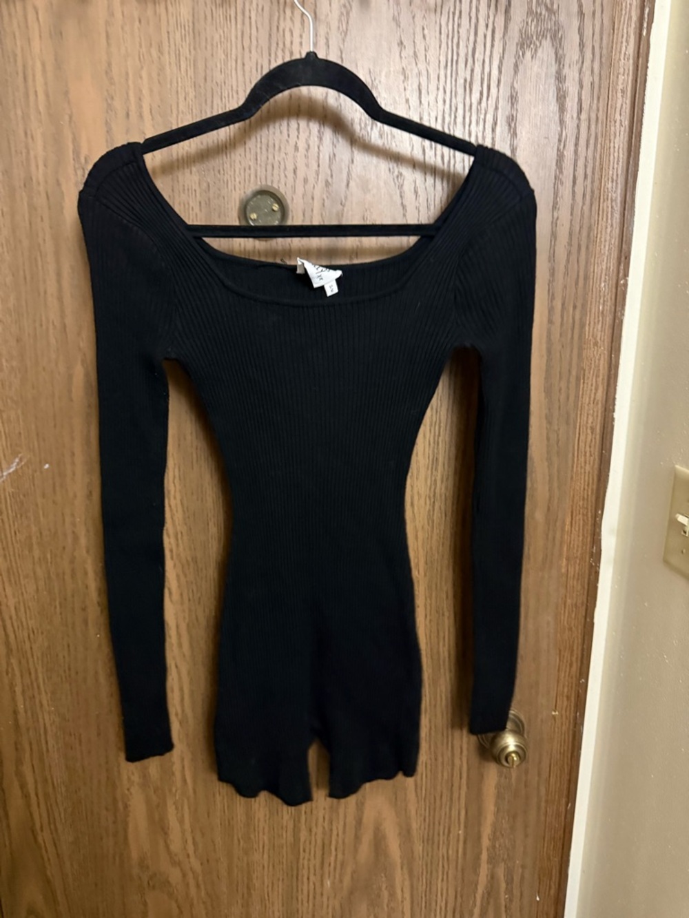 Princess Polly Ribbed Long Sleeve Scoop Neck Top